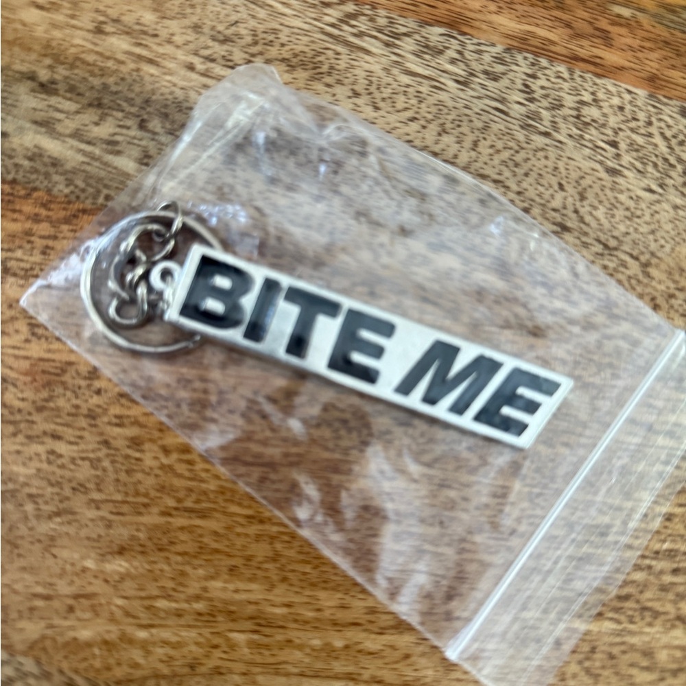 NEVER USED Bite Me Renee Rapp Keychain✨